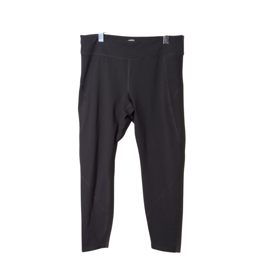Roots 7/8 Activewear Black Leggings Size Large‎